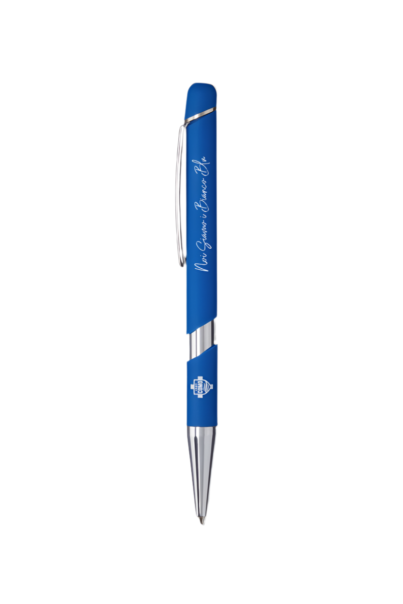 PENNA GOMMATA NOI SIAMO I BIANCO BLU COMO 1907
