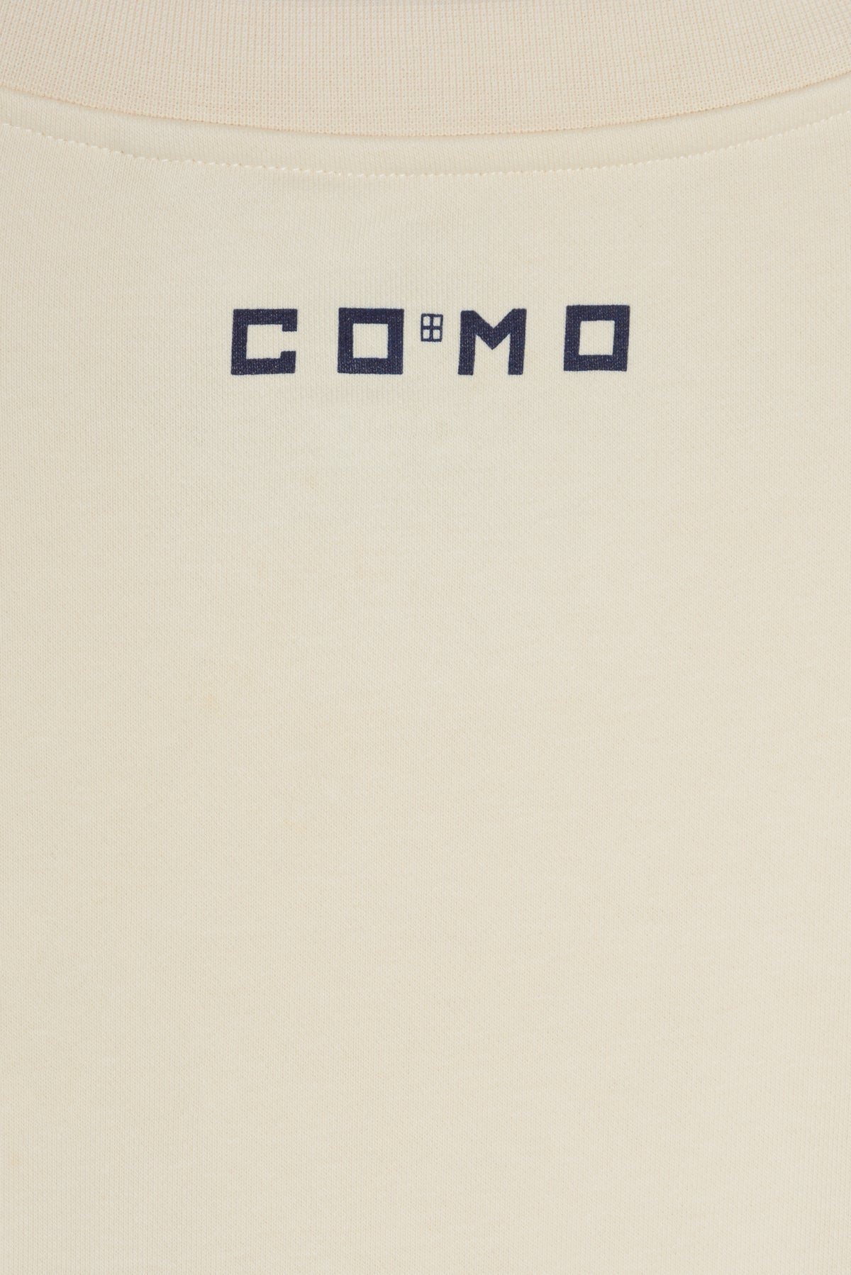 Felpa Girocollo Crema Distinti Como 1907