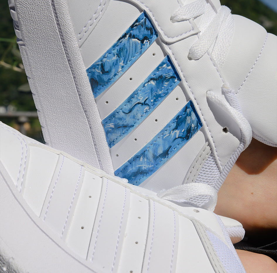 Exclusive Hand-painted Sneakers Adidas x Como 1907