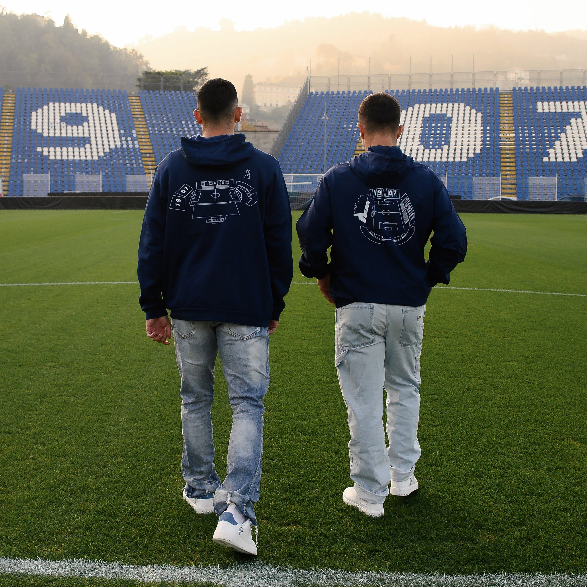 GIACCA ANTIVENTO SINIGAGLIA NAVY ADIDAS X COMO 1907