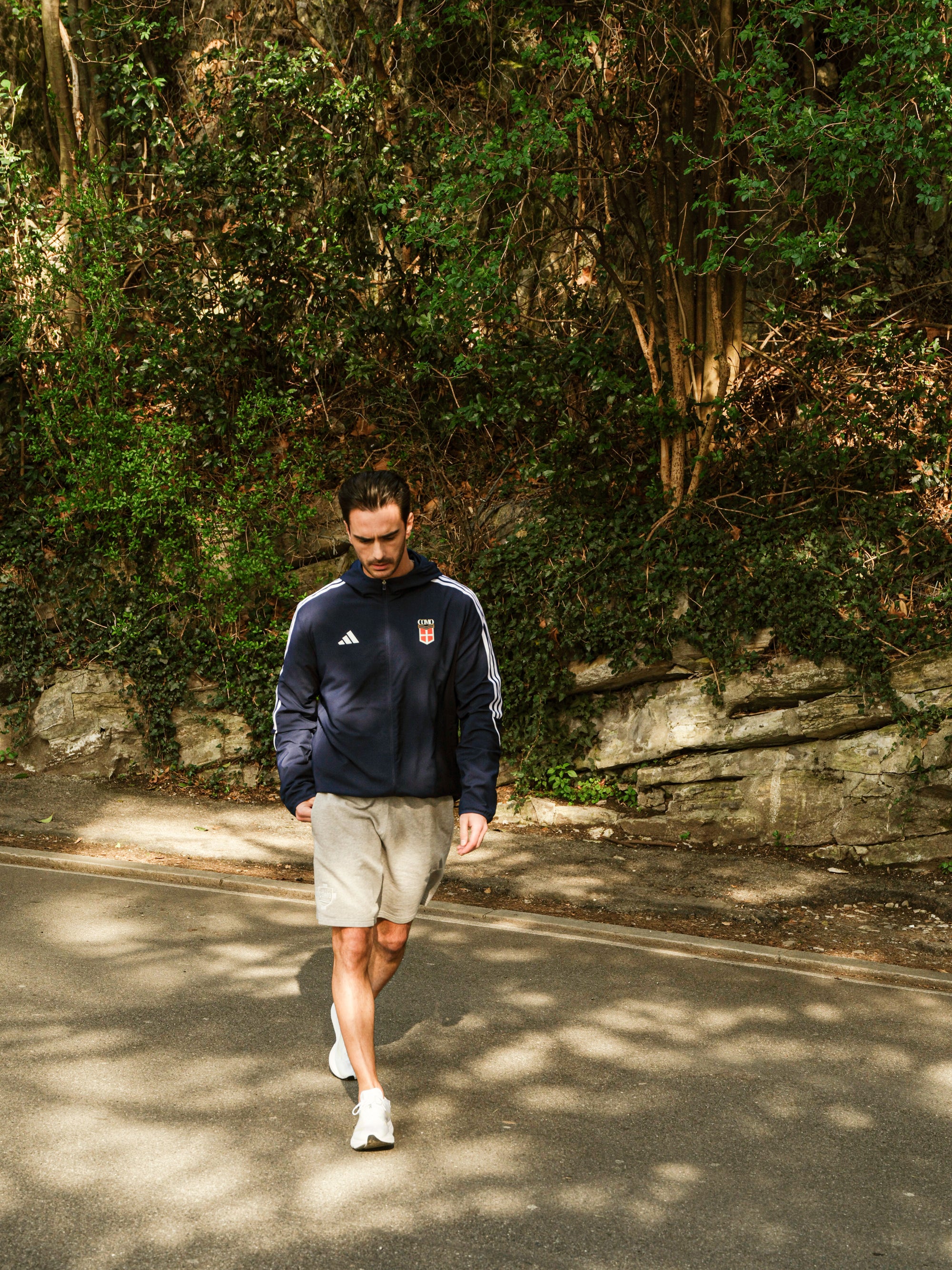 Navy Blue Windbreaker Adidas X Como 1907