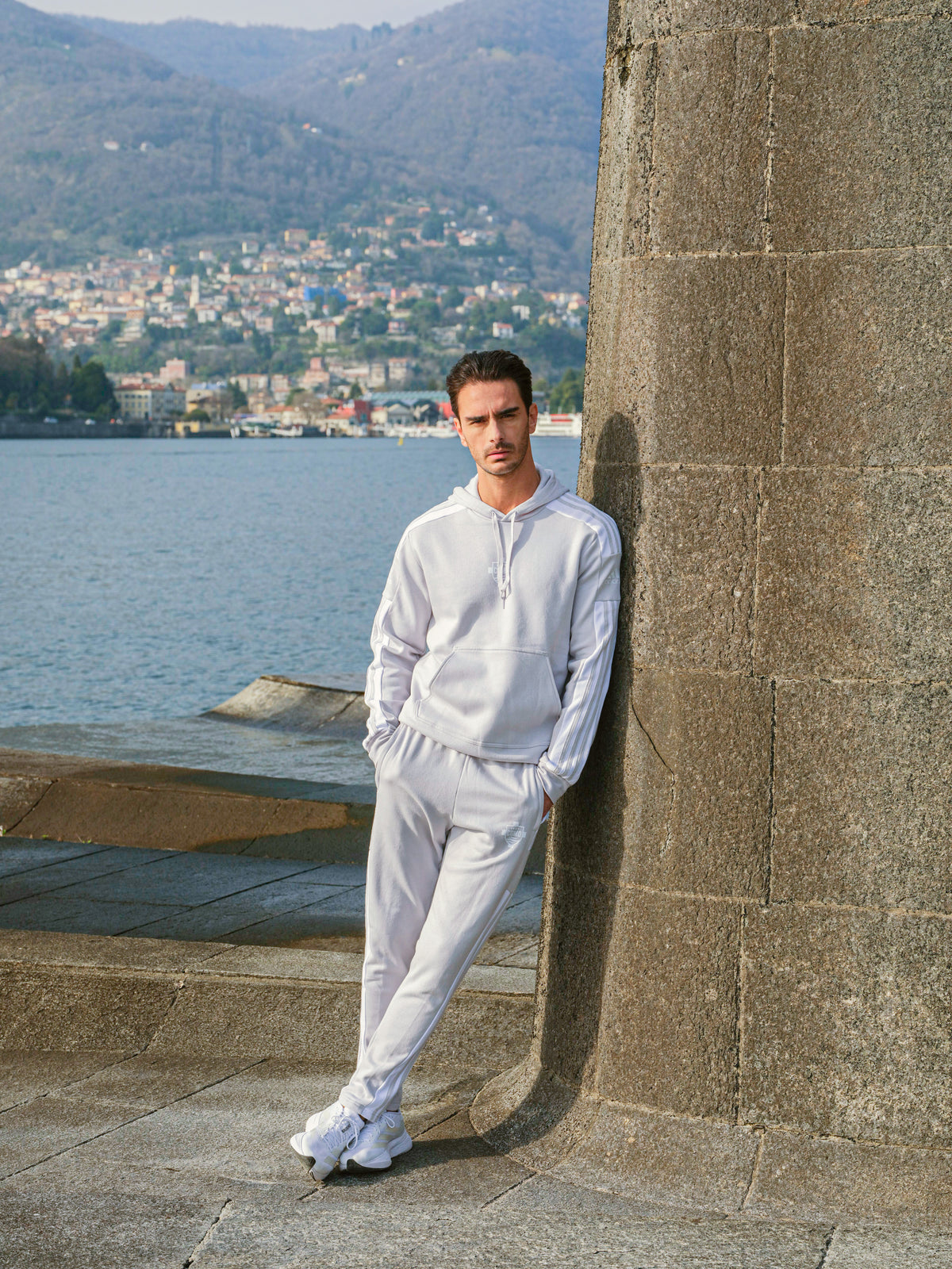 Grey Hoodie Adidas X Como 1907