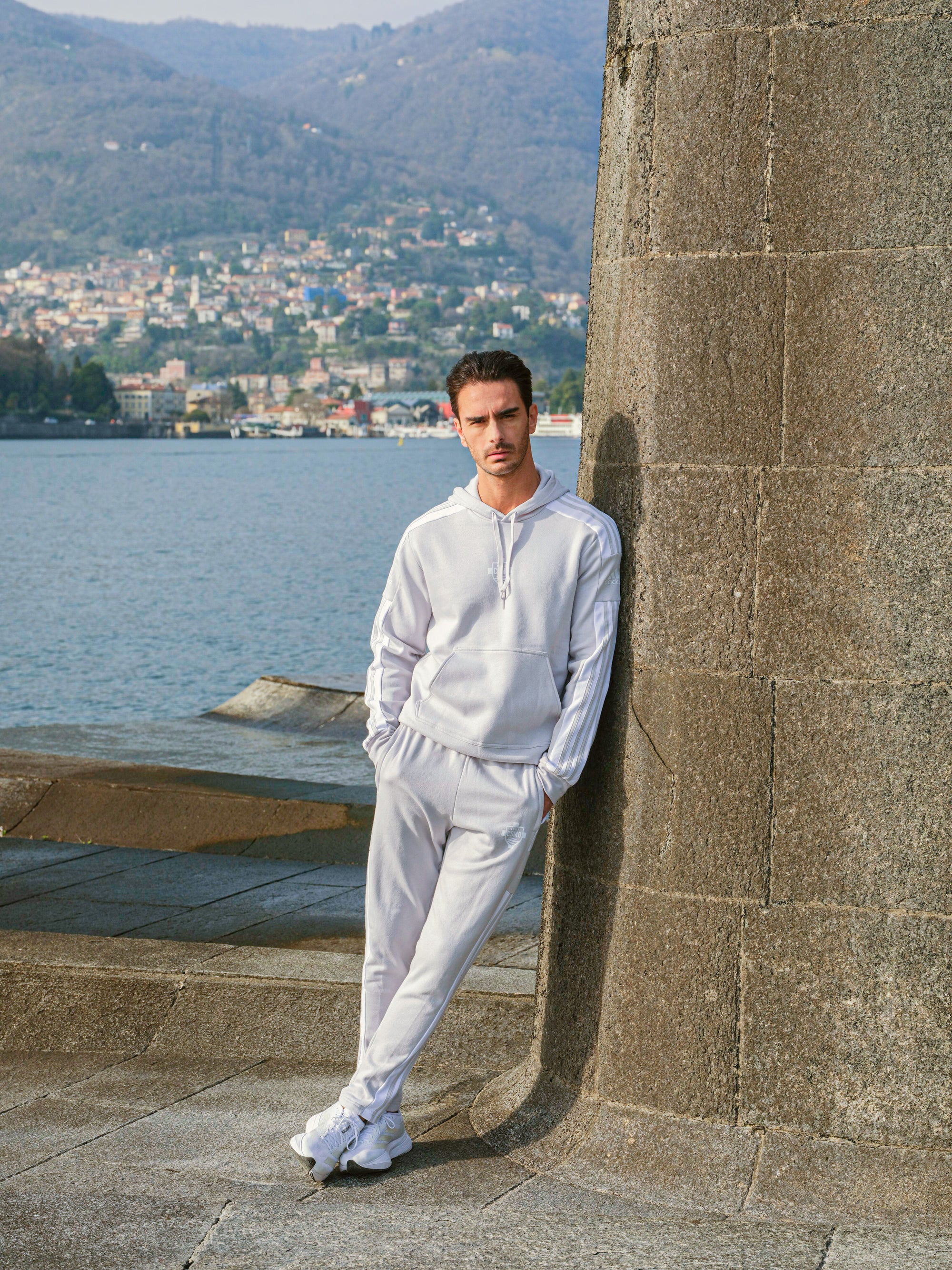 Grey Hoodie Adidas X Como 1907