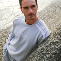 Felpa Crewneck Grigia Logo Adidas X Como 1907