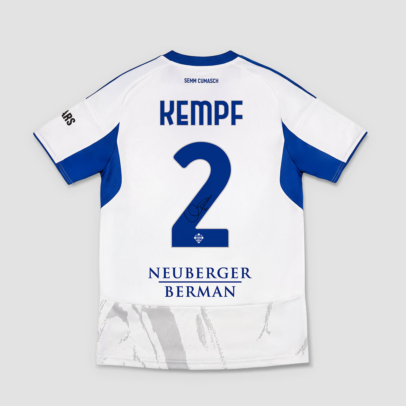 Como 1907 25/26 Away Kempf Boxed Signed Jersey