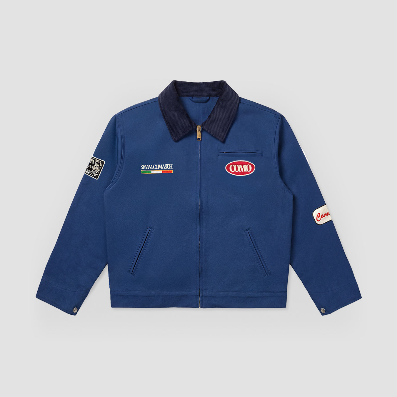 Como 1907 Stadium Jacket Blue 