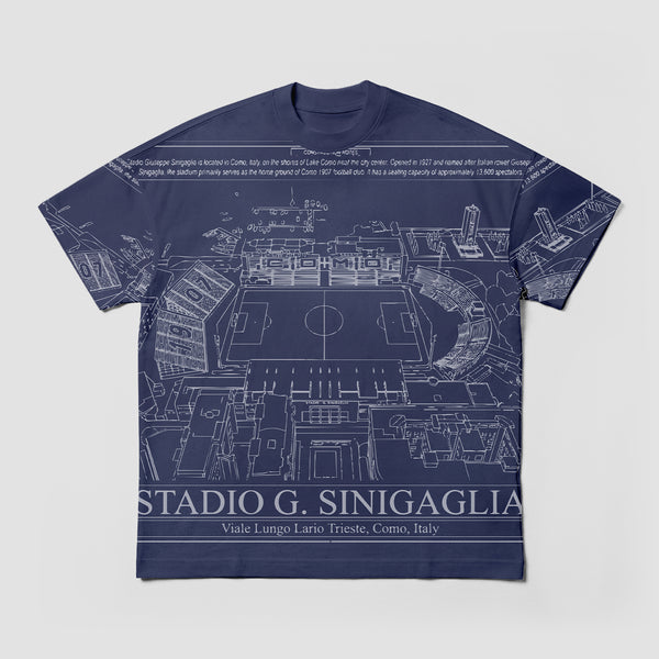 Como 1907 Stadium T-shirt Navy 