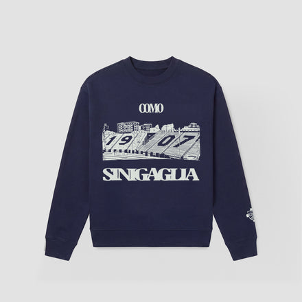 Como 1907 Stadium Crewneck Navy
