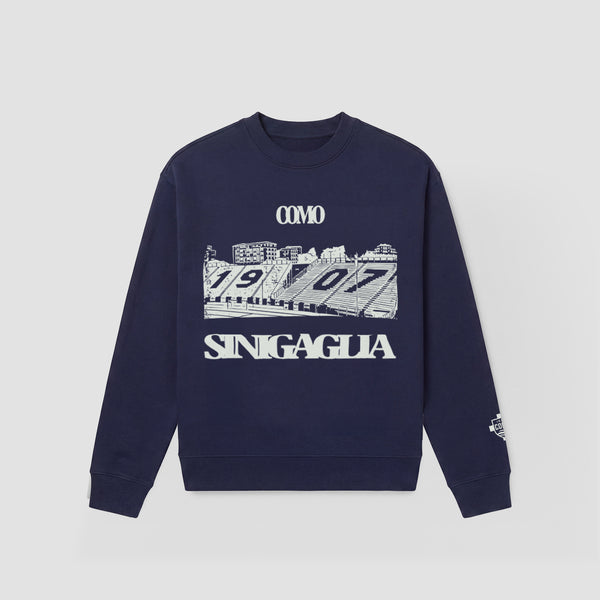 Como 1907 Stadium Crewneck Navy