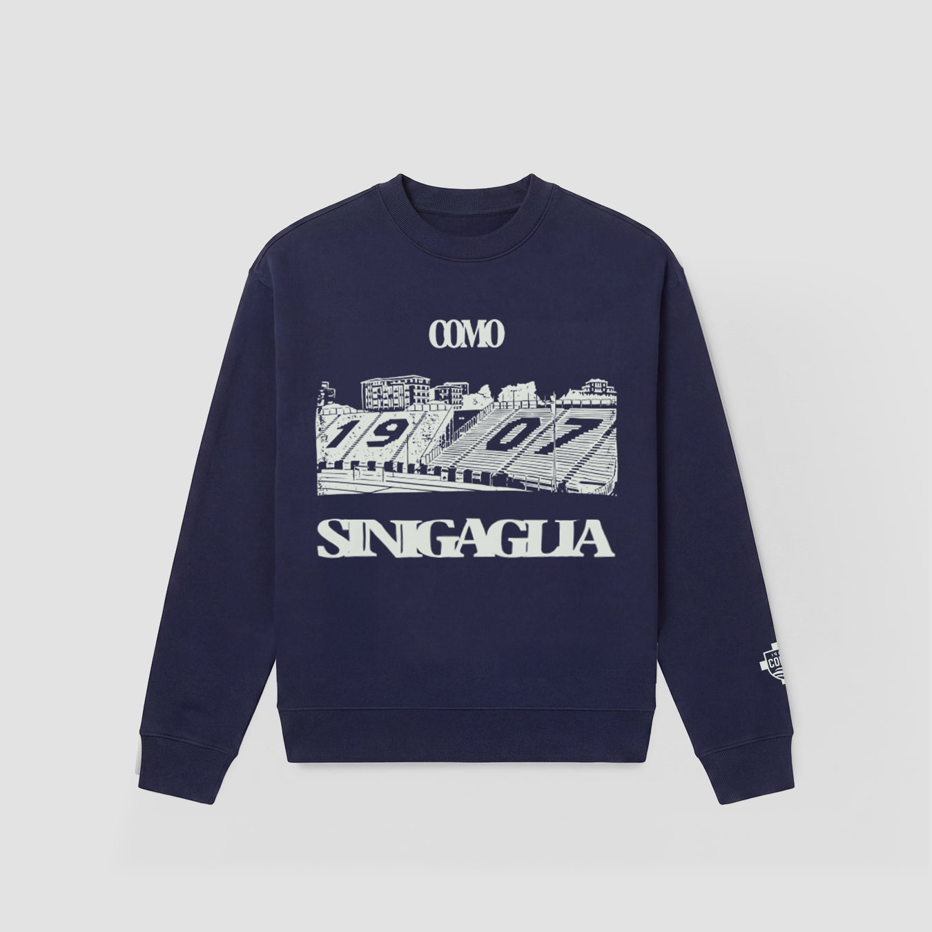 Como 1907 Stadium Crewneck Navy