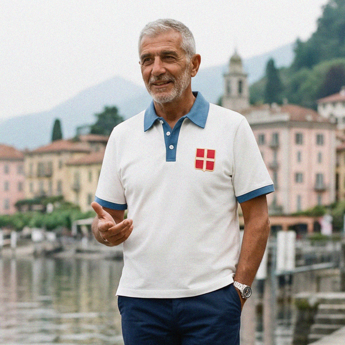 Retro Heritage Polo Short sleeve White