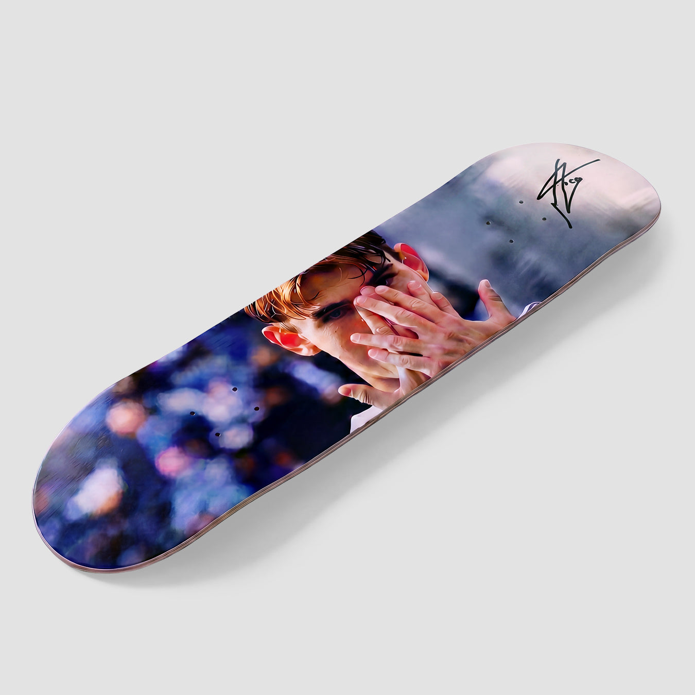 Como 1907 Nico Paz Skate Deck Signed