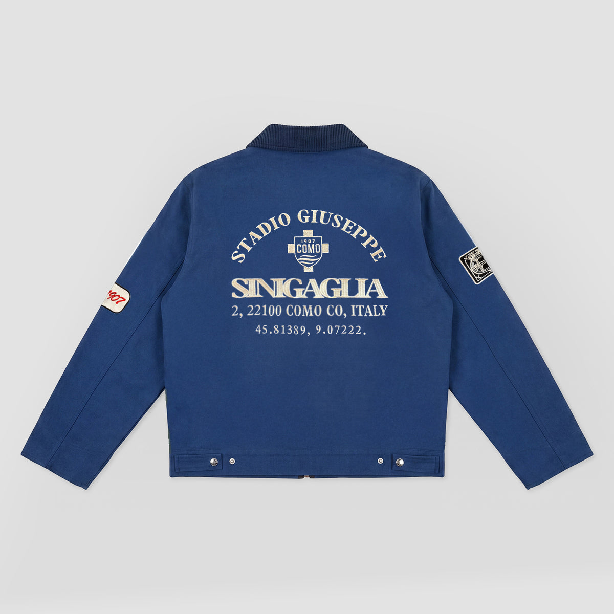 Como 1907 Stadium Jacket Blue 