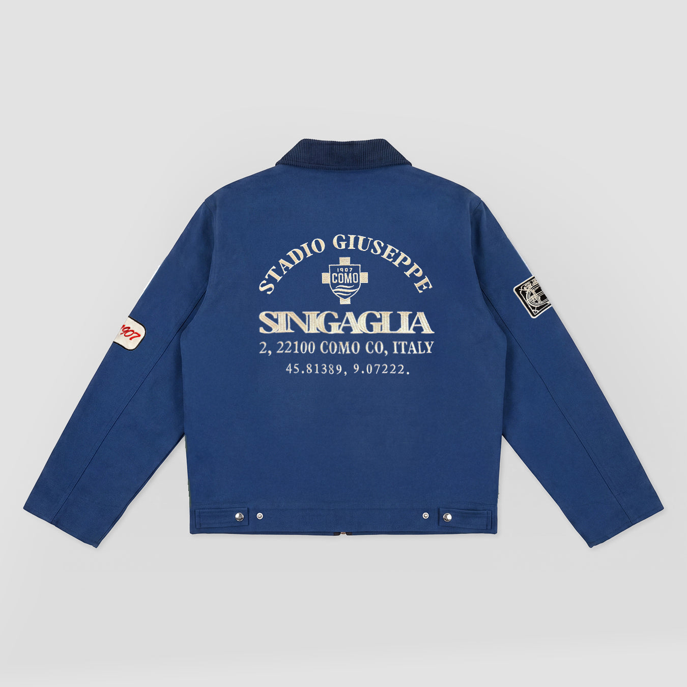 Como 1907 Stadium Jacket Blue 