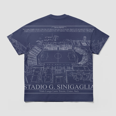 Como 1907 Stadium T-shirt Navy 