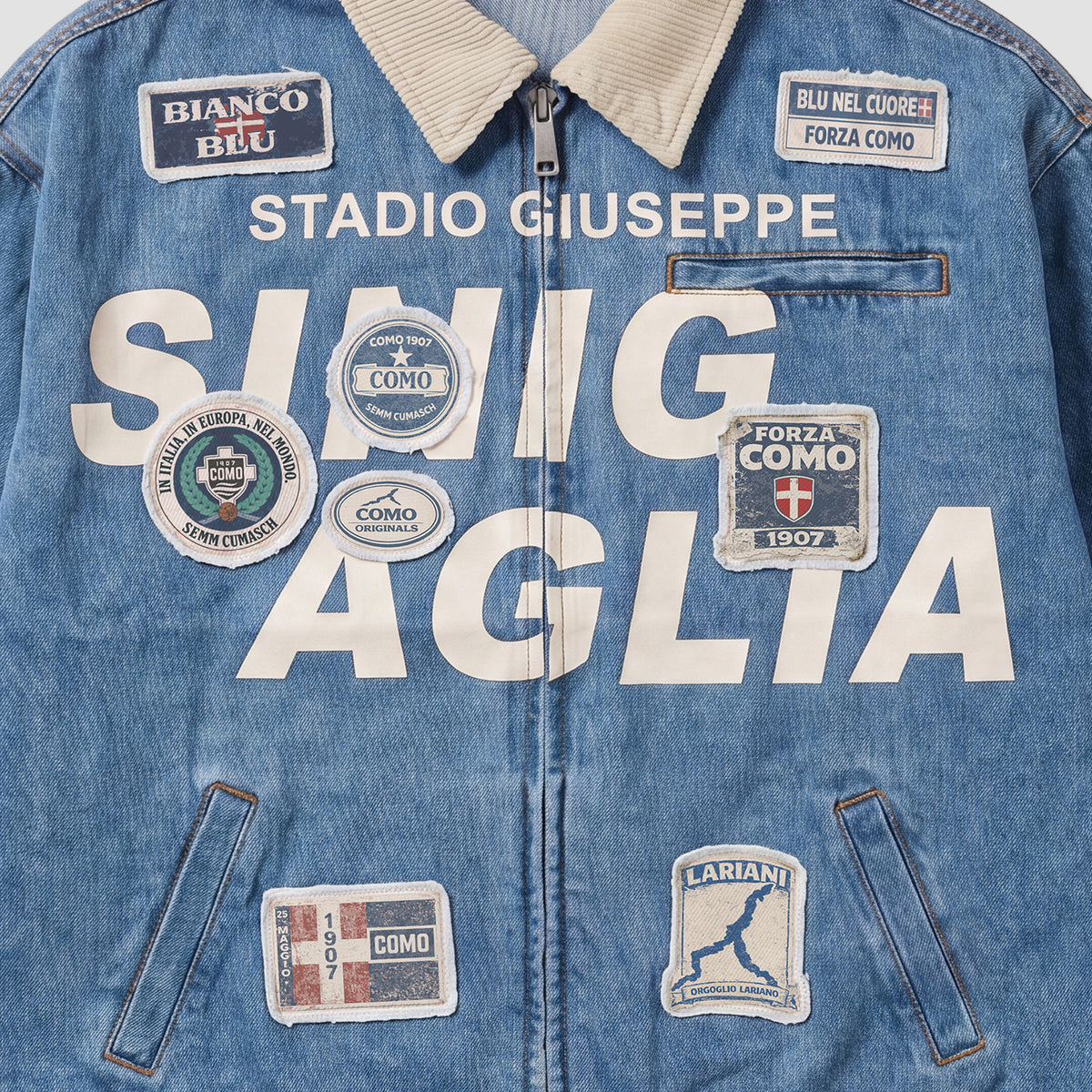 Como 1907 Stadium Denim Jacket 