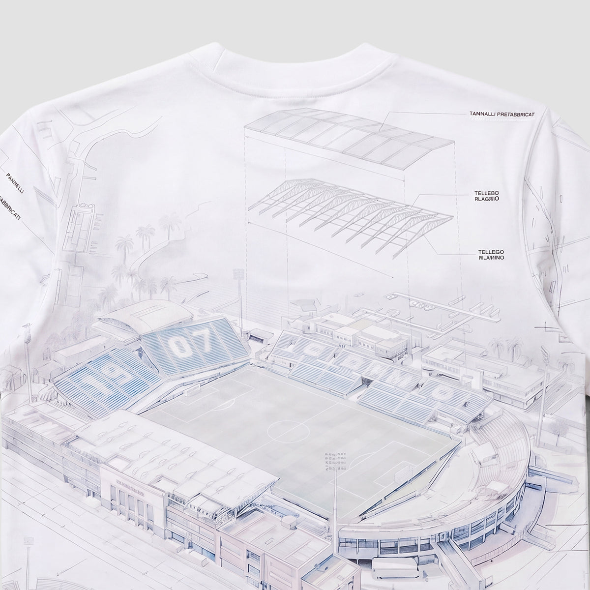 Como 1907 Stadium Arch T-shirt White