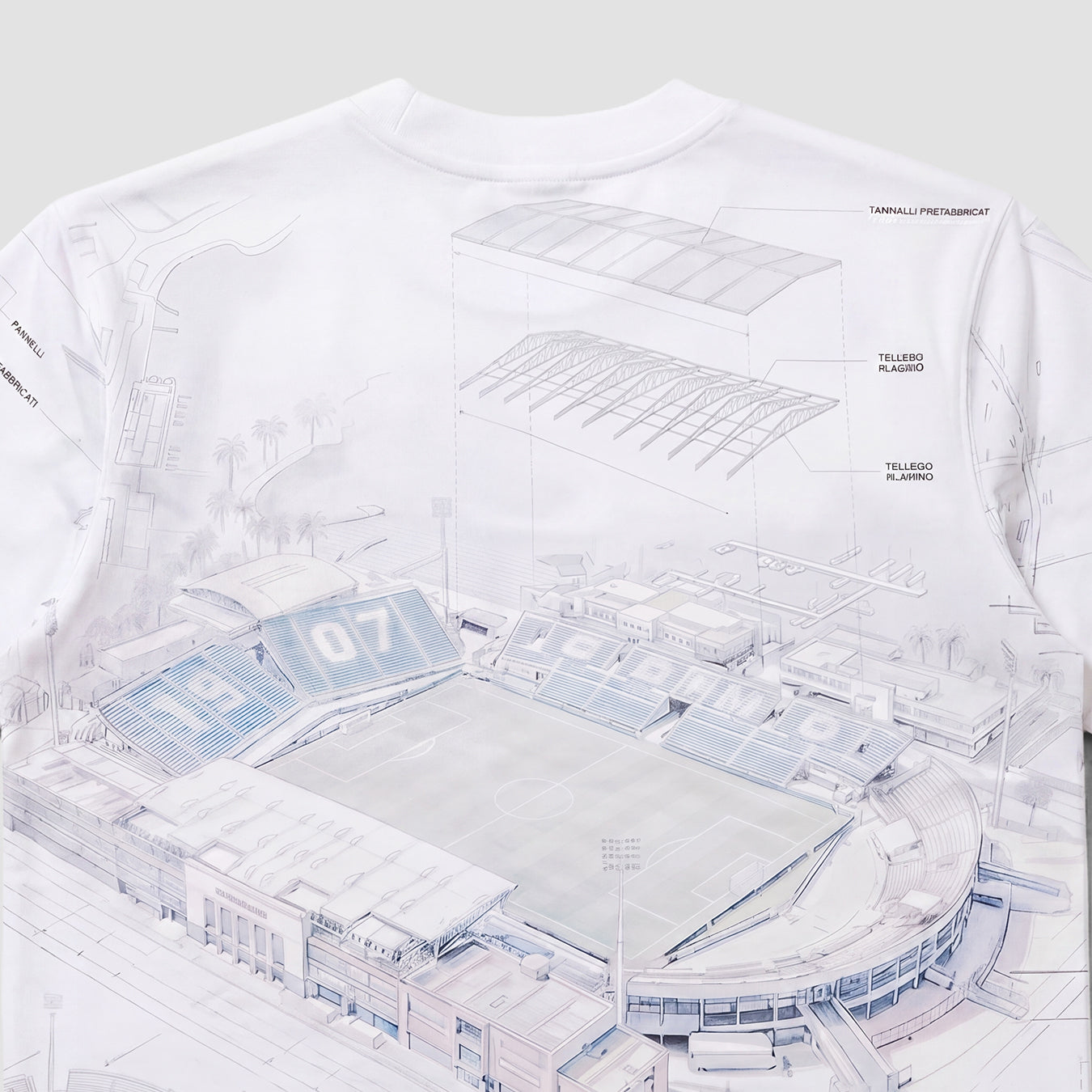 Como 1907 Stadium Arch T-shirt White