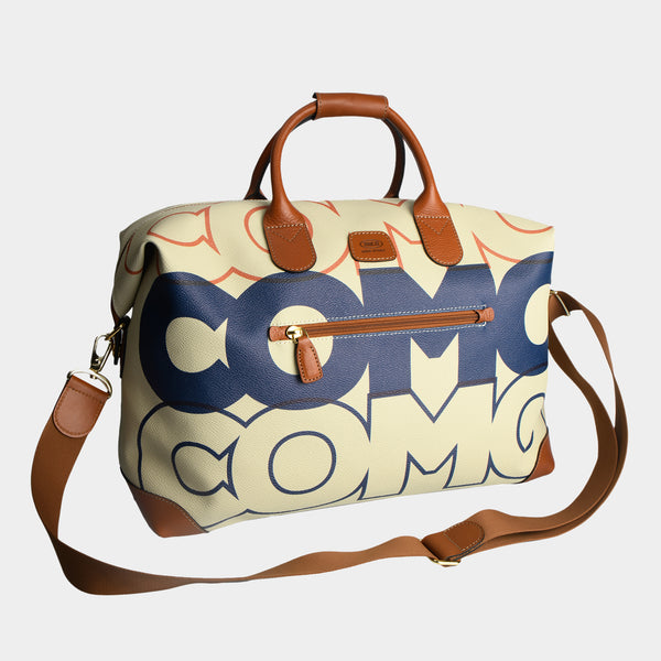 Como x Bric's Leather Duffel Bag