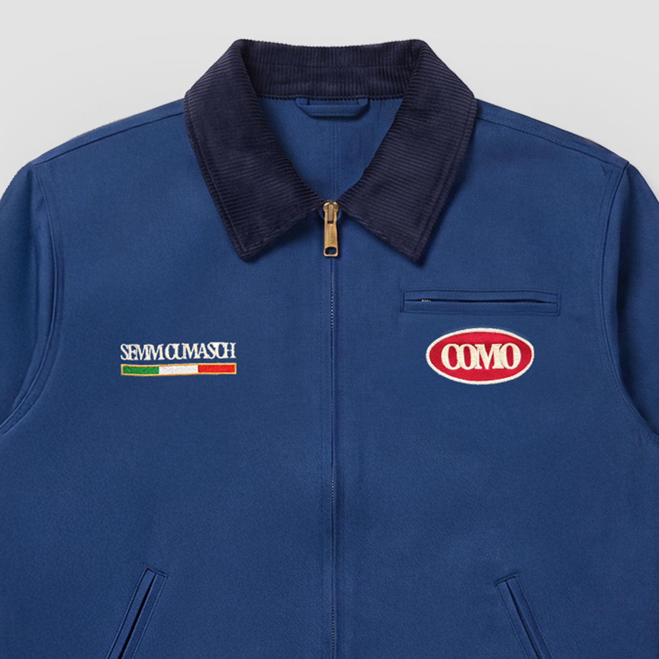 Como 1907 Stadium Jacket Blue 