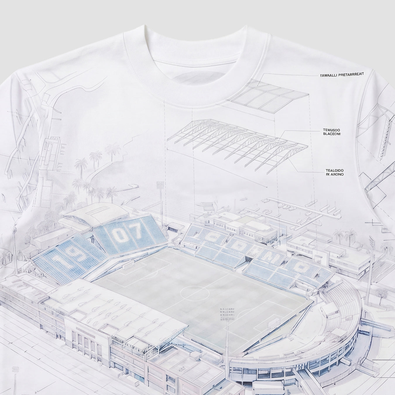Como 1907 Stadium Arch T-shirt White