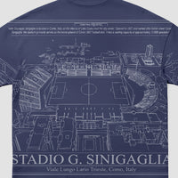 Como 1907 Stadium T-shirt Navy 