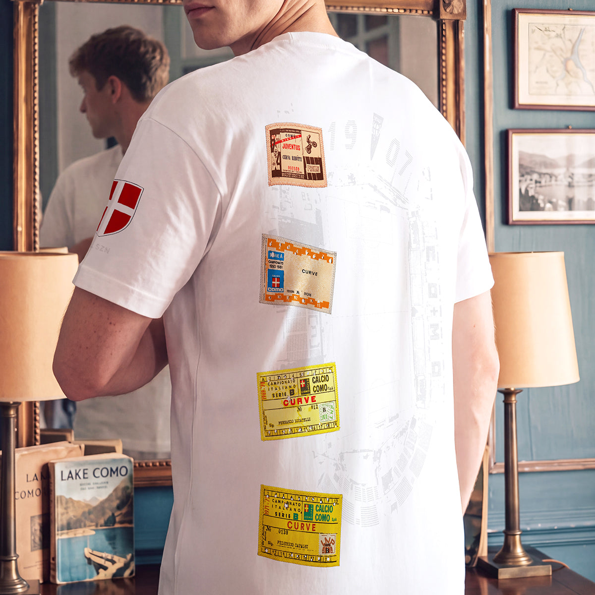 Adidas Como Sticker T-shirt Orange 