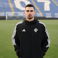 Sinigaglia Black Windproof Jacket Adidas X Como 1907