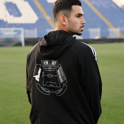 Sinigaglia Black Windproof Jacket Adidas X Como 1907