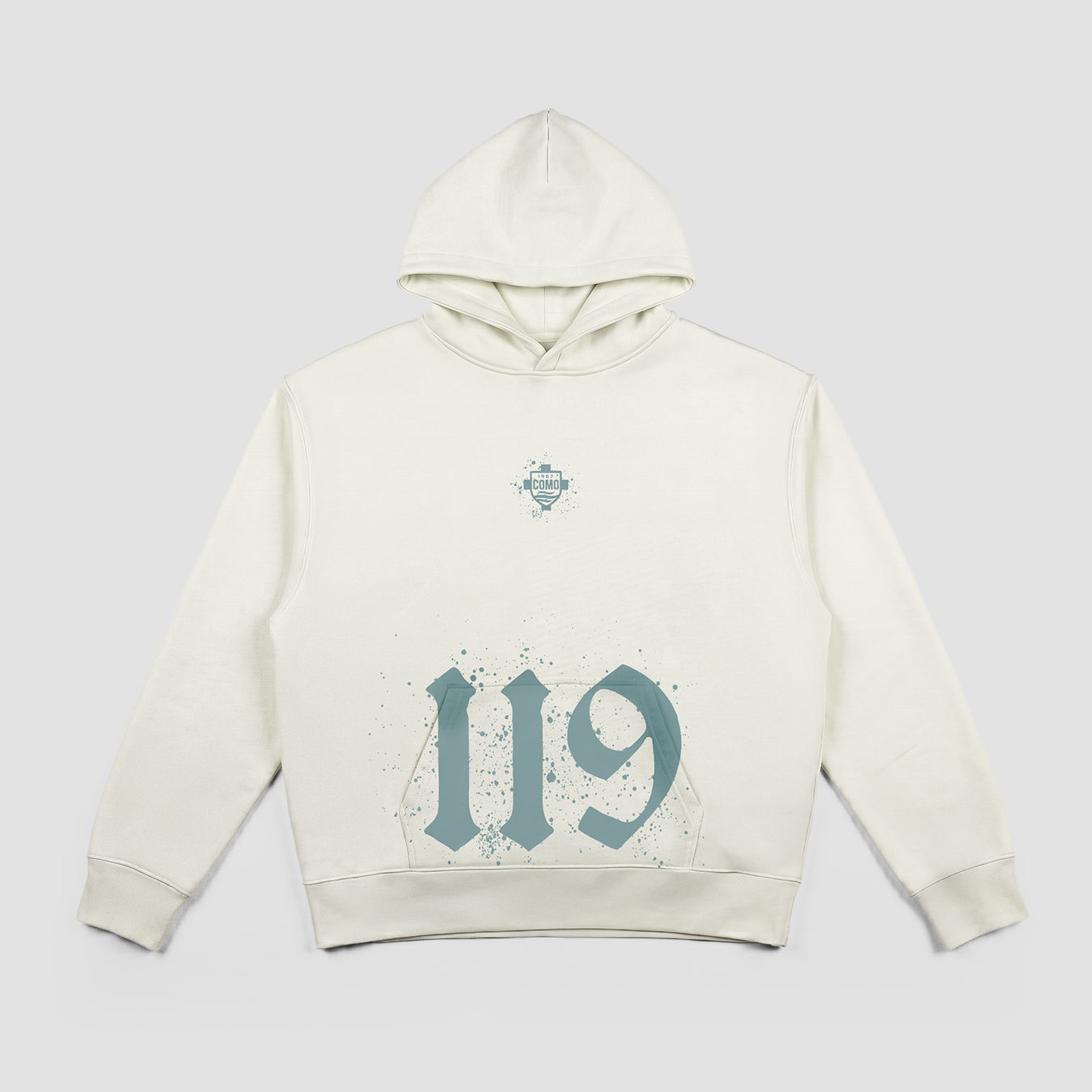 Como 1907 119th Anniversary Hoodie Cream