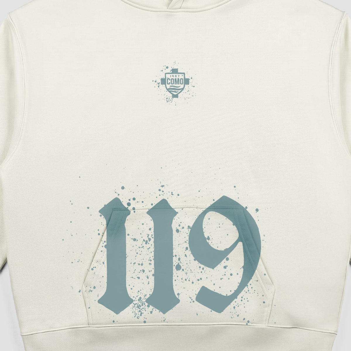 Como 1907 119th Anniversary Hoodie Cream