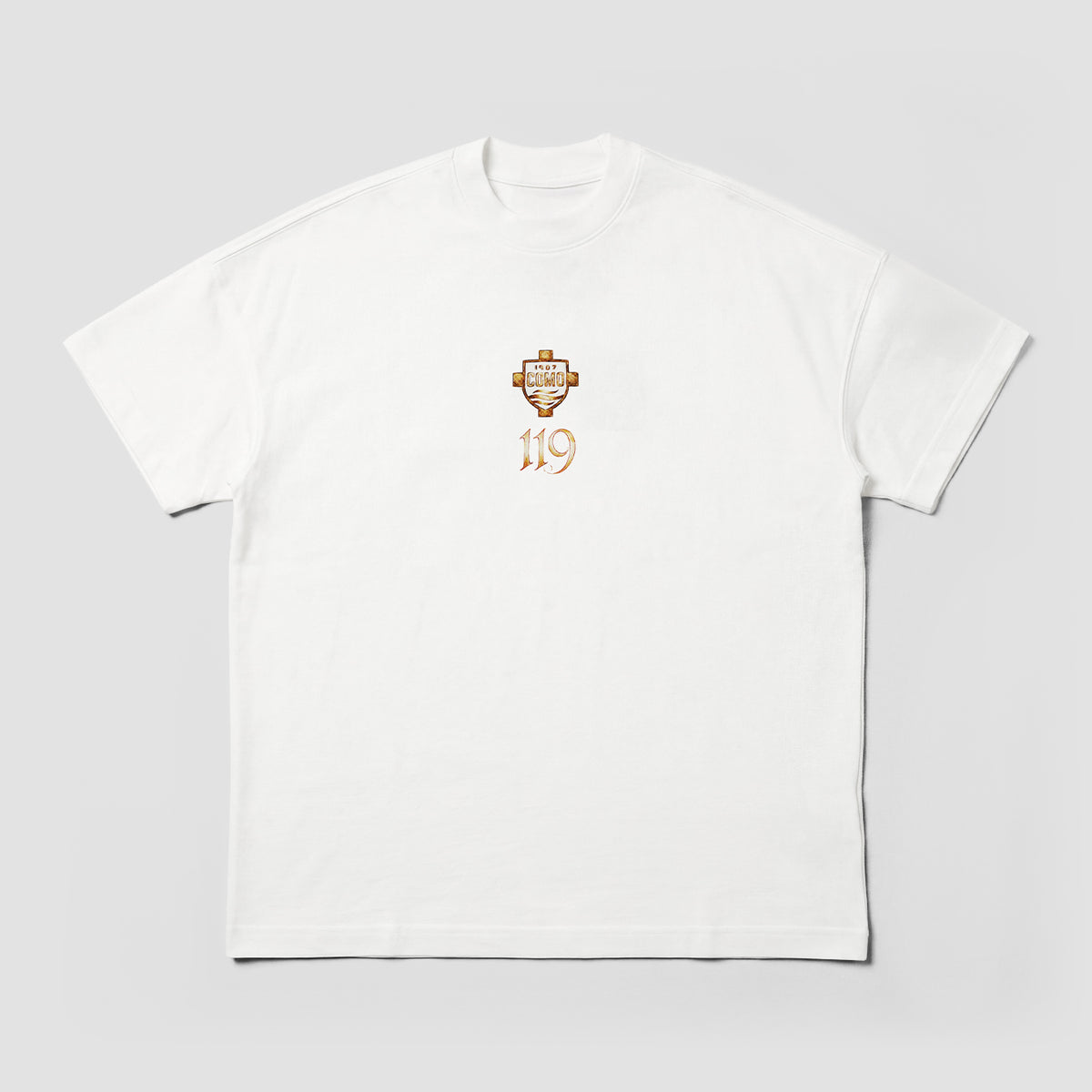 Como 1907 119th Anniversary T-shirt Off White