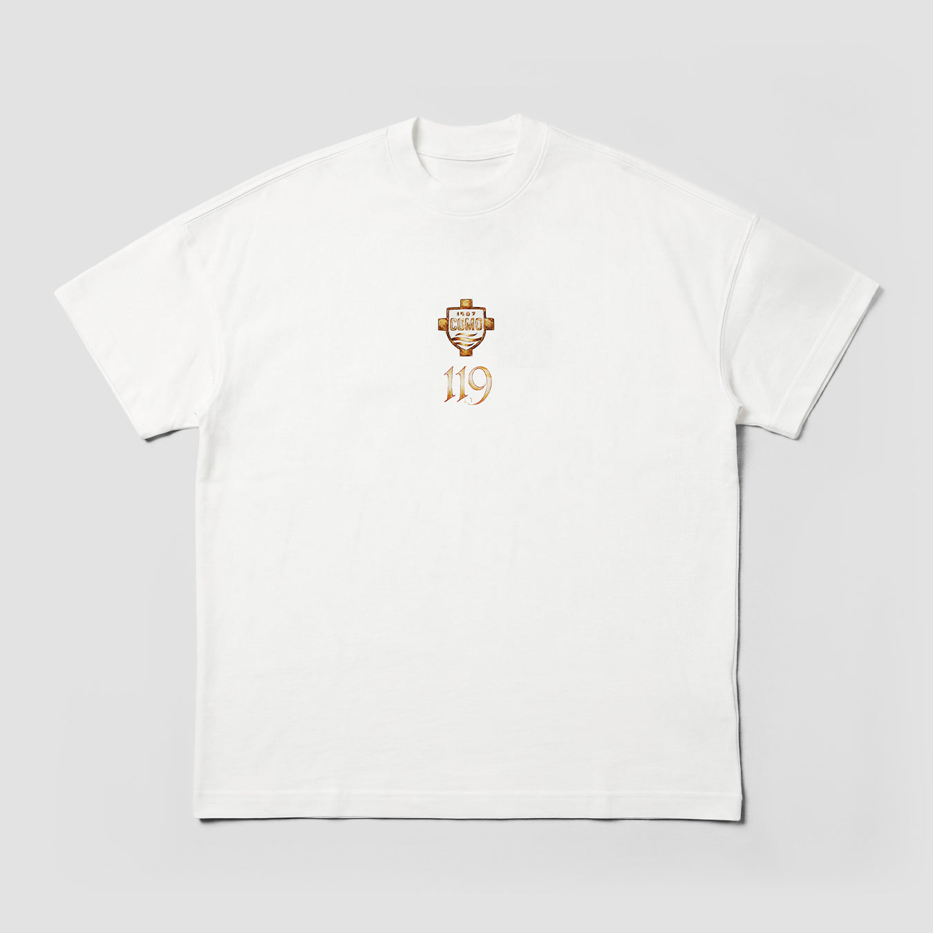 Como 1907 119th Anniversary T-shirt Off White