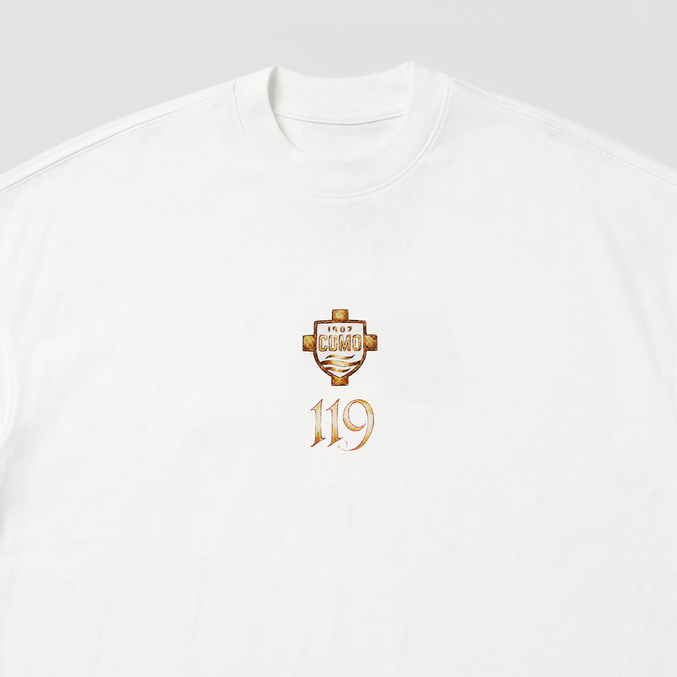 Como 1907 119th Anniversary T-shirt Off White