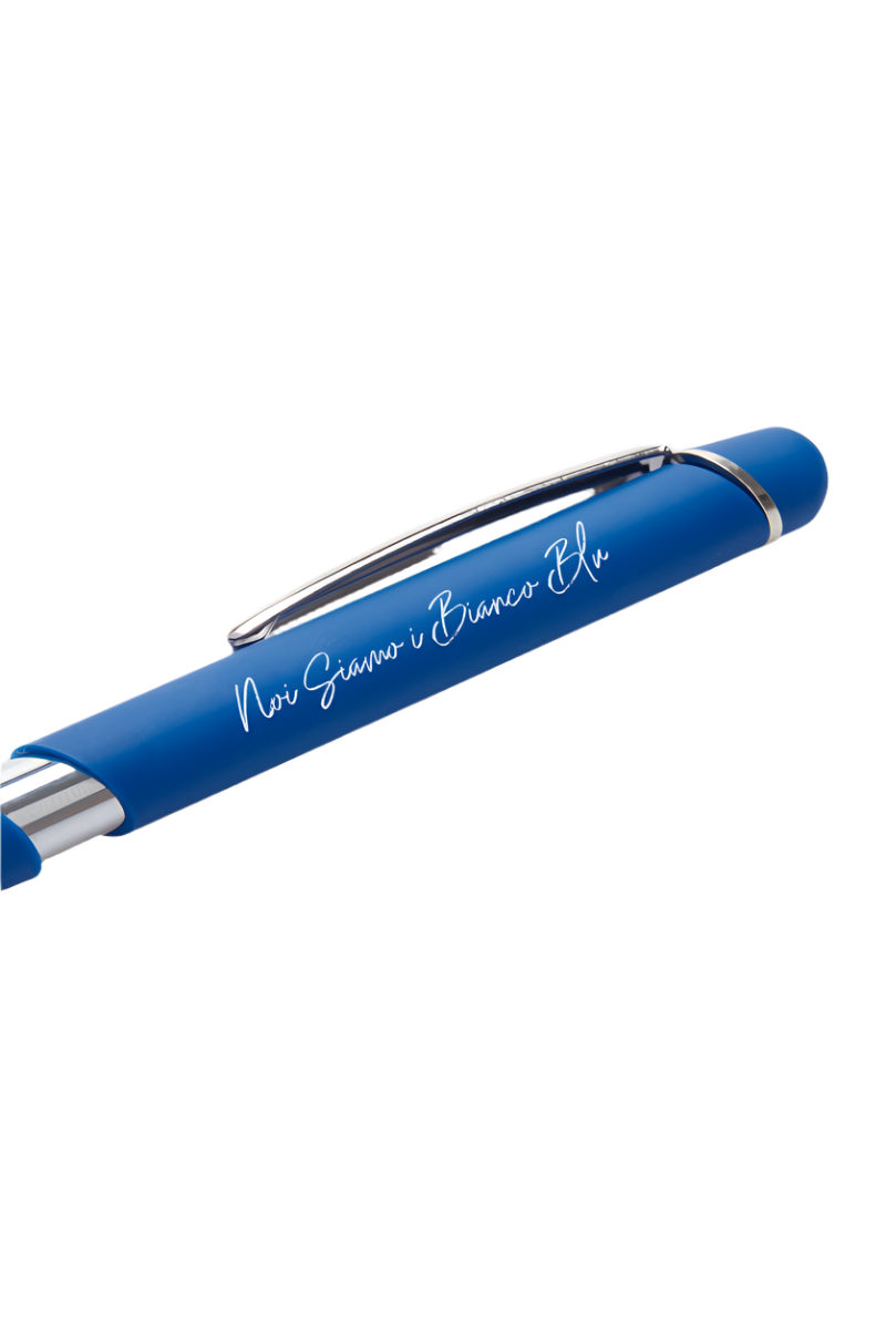 Penna Gommata Noi Siamo I Bianco Blu Como 1907
