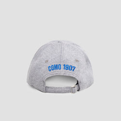 Baseball Cap Grigio Con Ricamo Royal Como 1907