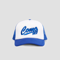 Trucker Cap Blue White Como 1907