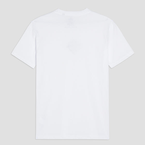 White T-shirt Regular Shield Como 1907