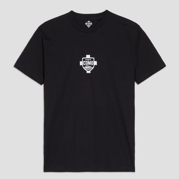 Black T-shirt Regular Shield Como 1907