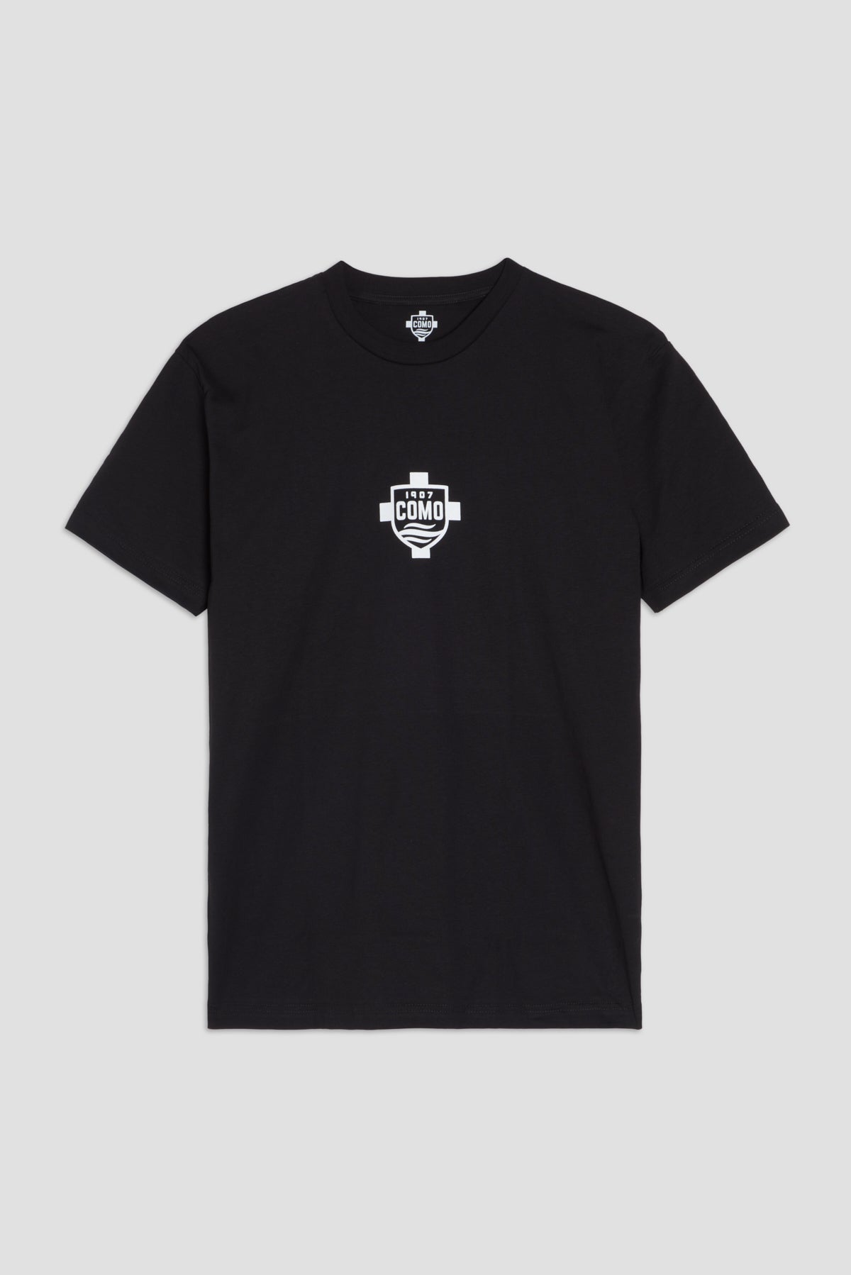 Black T-shirt Regular Shield Como 1907