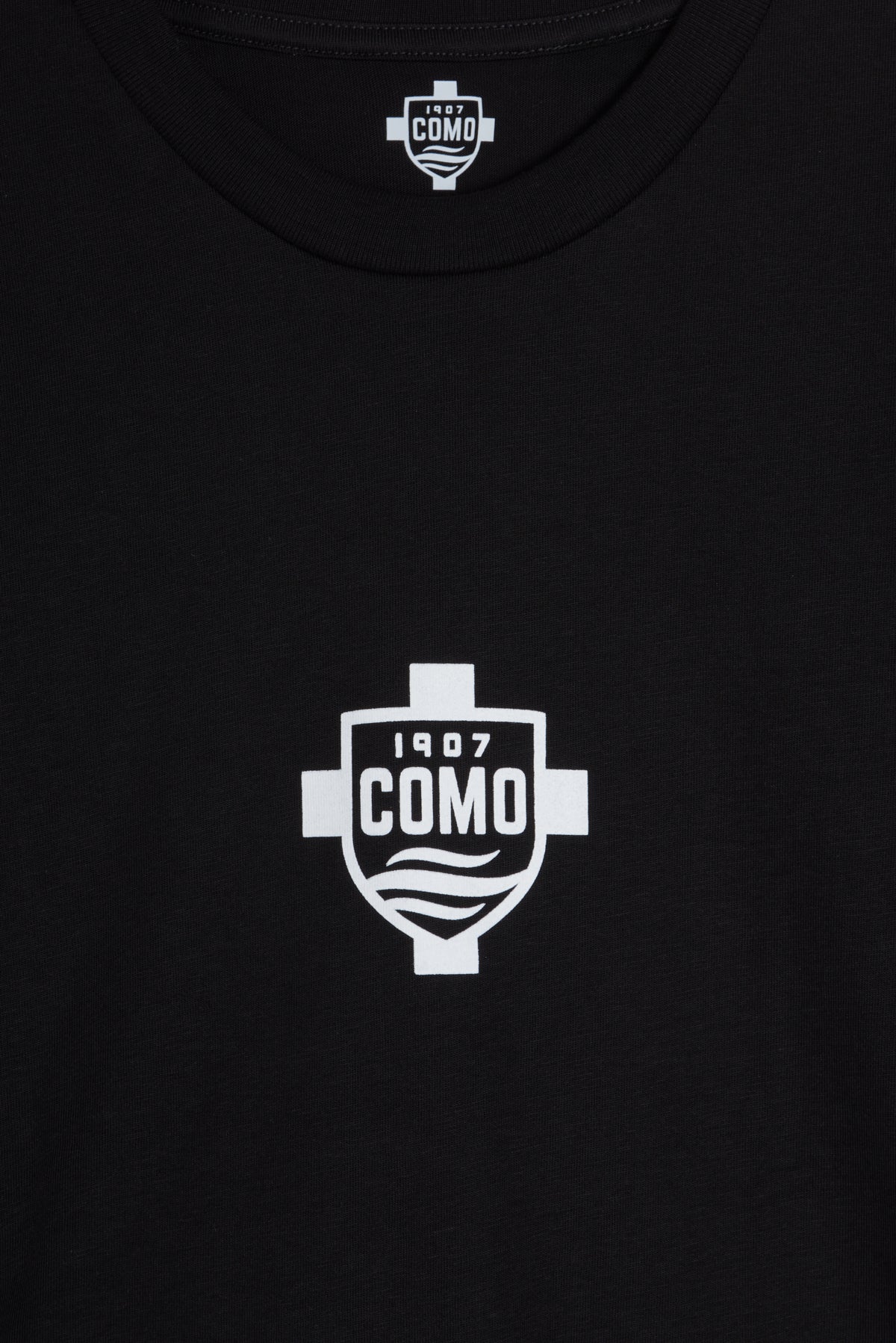 Black T-shirt Regular Shield Como 1907