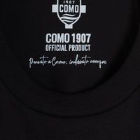 Black T-shirt Regular Shield Como 1907