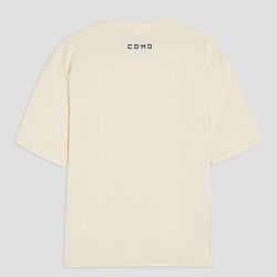 Navy T-shirt Cream Distinti Como 1907