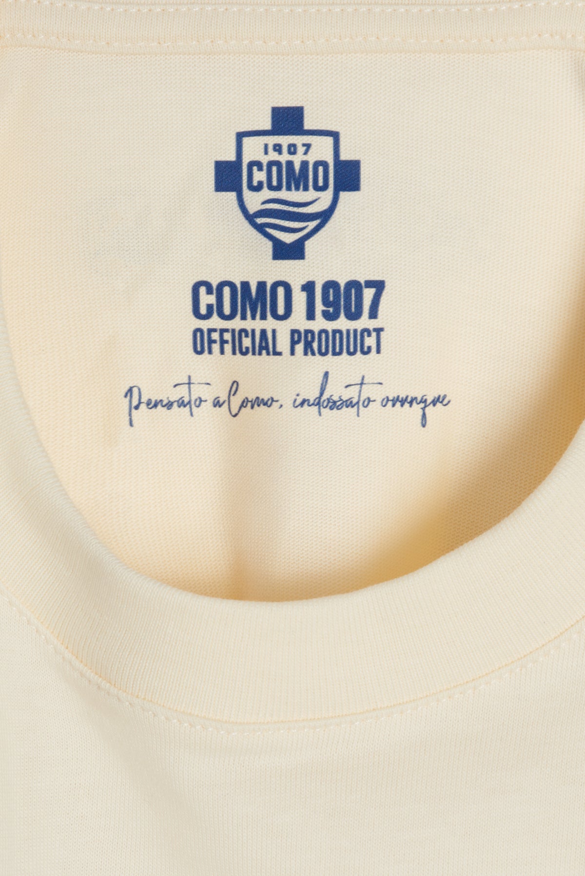 T-shirt Over Crema Distinti Como 1907