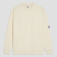 Felpa Girocollo Crema Distinti Como 1907