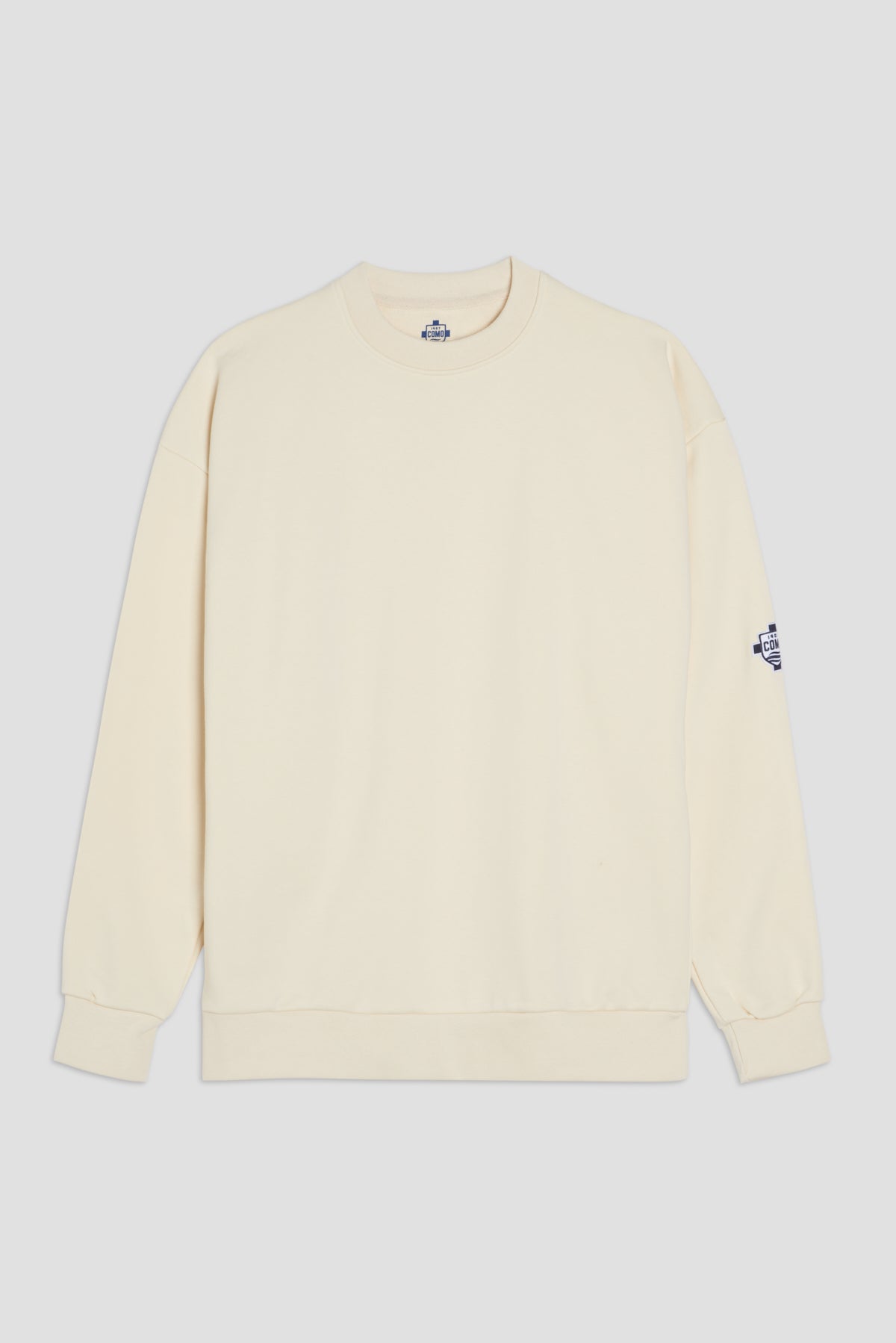 Felpa Girocollo Crema Distinti Como 1907
