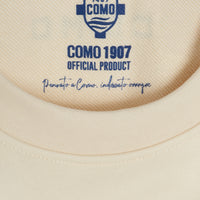 Felpa Girocollo Crema Distinti Como 1907