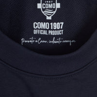 Felpa Girocollo Navy Distinti Como 1907