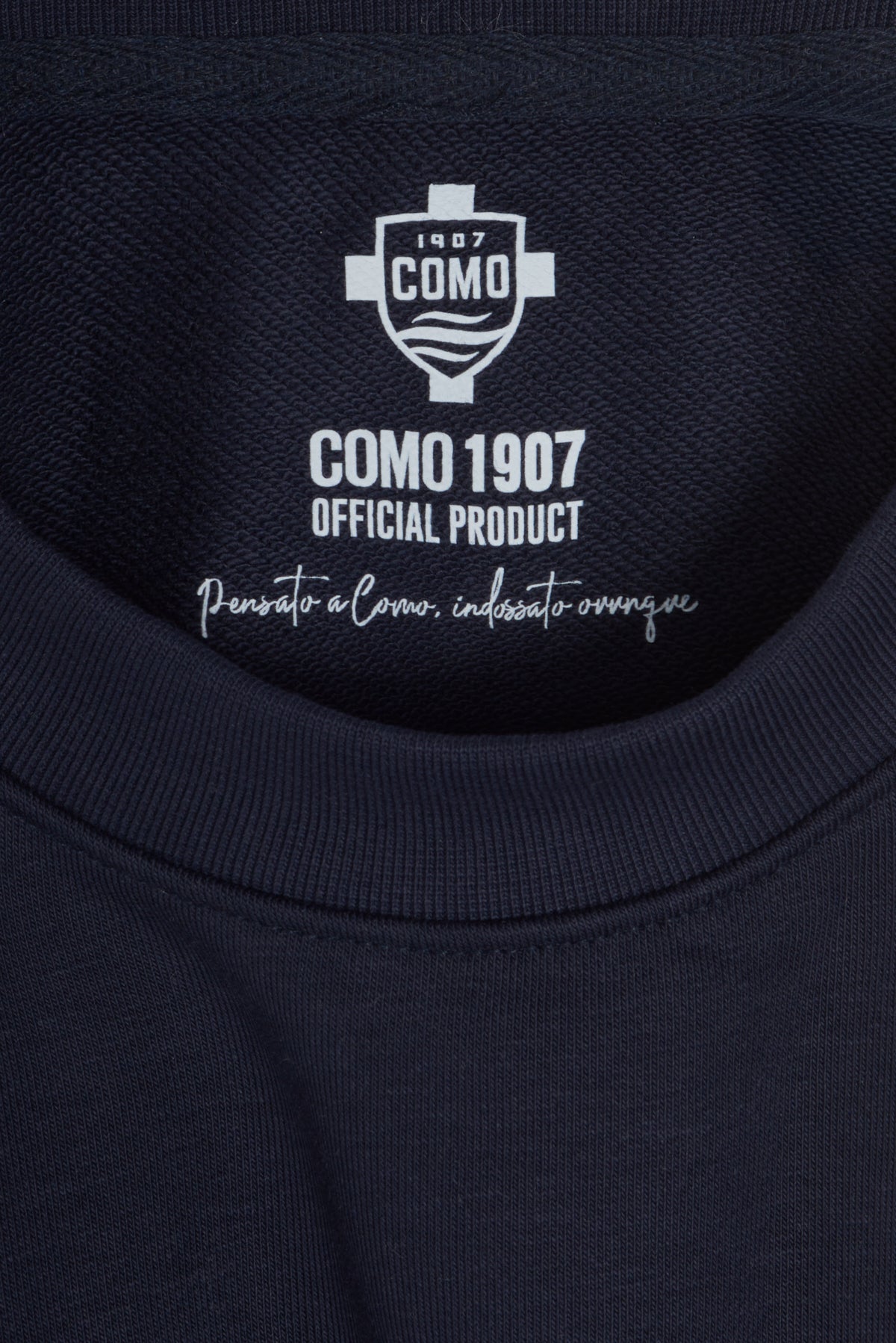 Felpa Girocollo Navy Distinti Como 1907