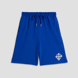 Royal Blue Cotton Shorts Como 1907 Children